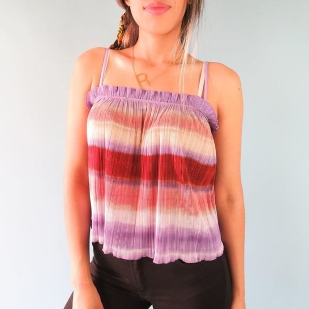 Madewell Texture & Tread Micropleat Tank Top multicolor small